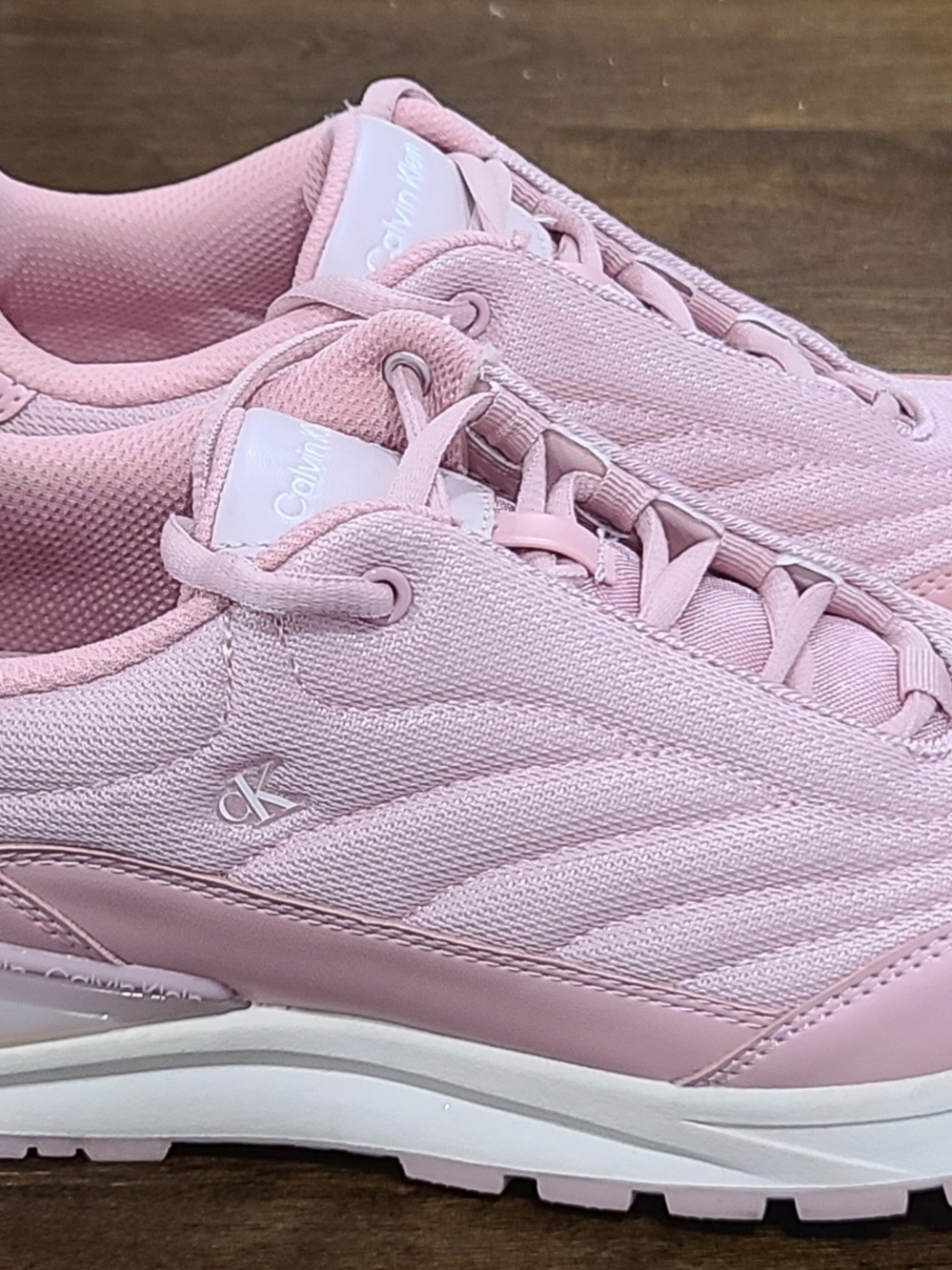Calvin Klein Gyslen Monochrome Pink Sneakers Women's